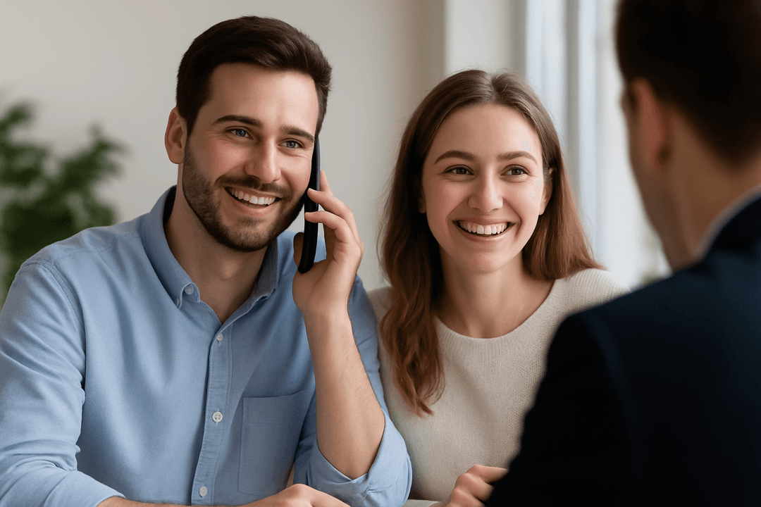 People discussing finance